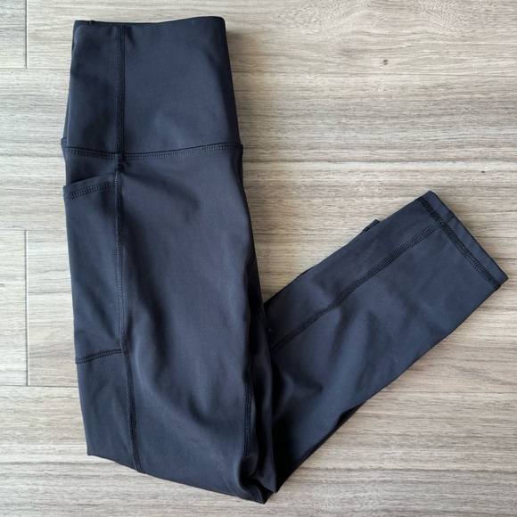 RBX Black High Waisted Ankle Length Leggings Small - Picture 5 of 6